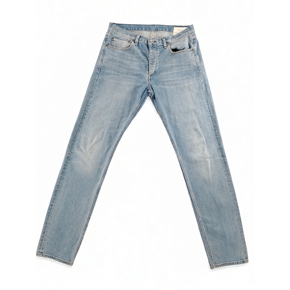 Rag & Bone Fit 2 Slim Jeans Mens 34 Cotton Stretch Denim Pants Minimalist Basics